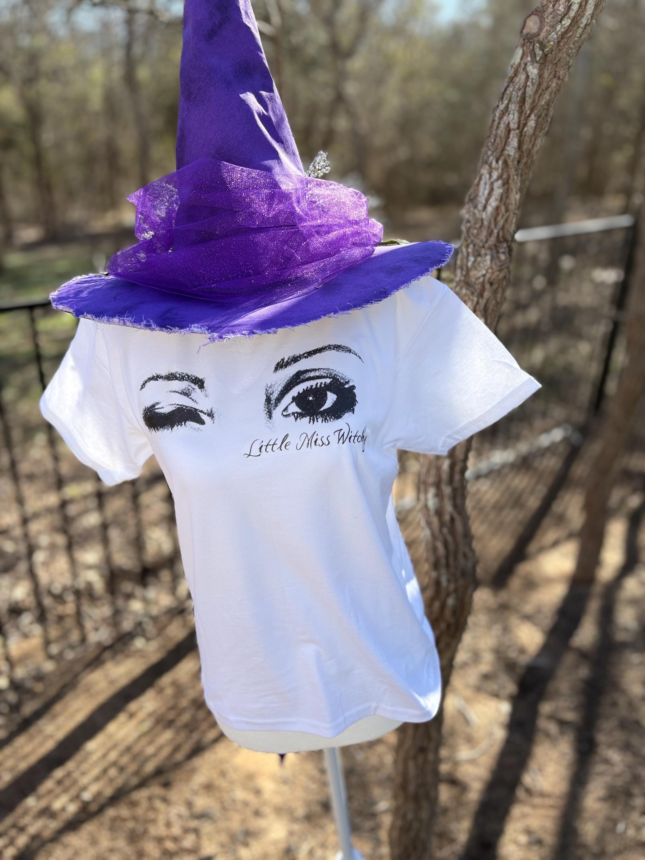 Little Miss Witchy T-Shirt | Everyday Witch | Black Graphic Witch Fashion | Casual Coven clothing