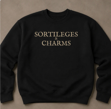 Sortileges & Charms black crewneck sweatshirt by Moonspell Hollow