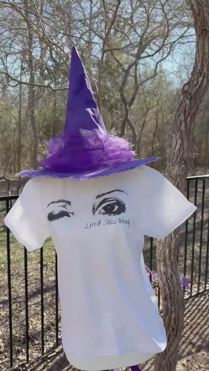 Little Miss Witchy T-Shirt | Everyday Witch | Black Graphic Witch Fashion | Casual Coven clothing