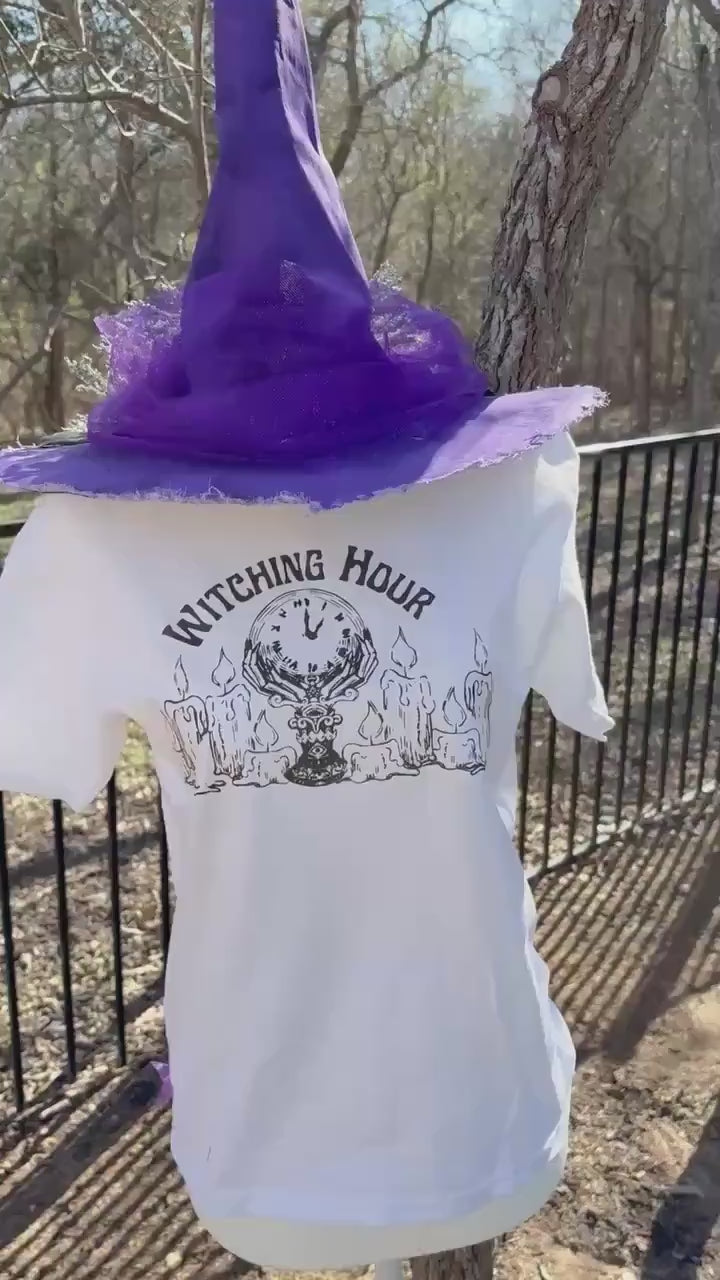 Witching Hour T-Shirt | Everyday Witch Tee | Black Graphic Witchy Fashion | Casual Coven Tee